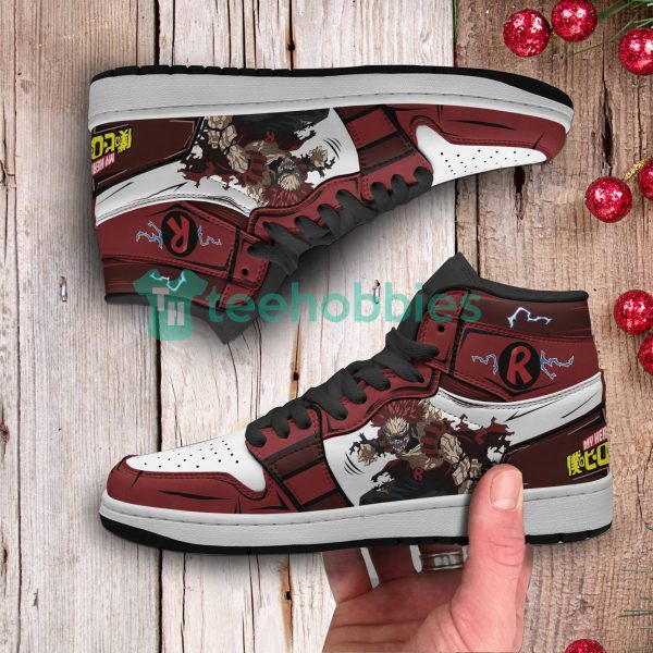 mha eijiro kirishima custom my hero academia anime air jordan hightop shoes 3 36IJg 600x600px MHA Eijiro Kirishima Custom My Hero Academia Anime Air Jordan Hightop Shoes