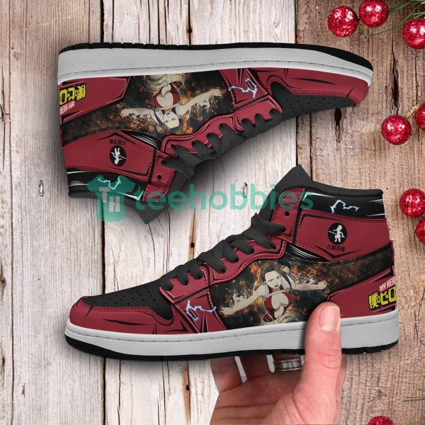 mha momo yaoyorozu custom my hero academia anime air jordan hightop shoes 3 5Pq1c 600x600px MHA Momo Yaoyorozu Custom My Hero Academia Anime Air Jordan Hightop Shoes