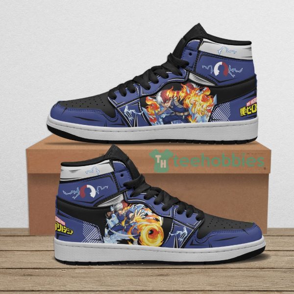 mha shoto todoroki custom my hero academia anime air jordan hightop shoes 1 nnr84 600x600px MHA Shoto Todoroki Custom My Hero Academia Anime Air Jordan Hightop Shoes