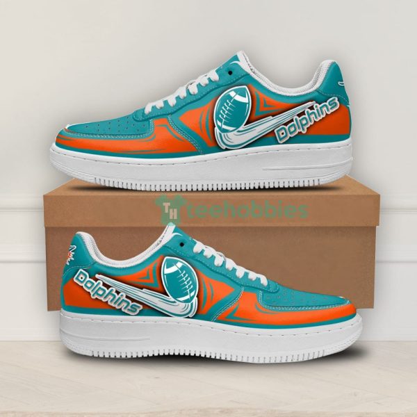 miami dolphins custom ball air force shoes for fans 1 7UPTW 600x600px Miami Dolphins Custom Ball Air Force Shoes For Fans