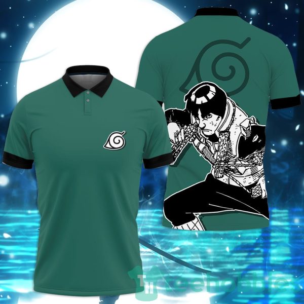 might guy custom manga anime polo shirt for men and women 1 8zUKo 600x600px Might Guy Custom Manga Anime Polo Shirt For Men And Women