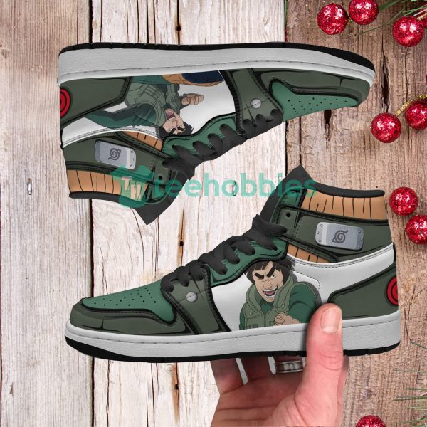might guy custom naruto anime air jordan hightop shoes 2 KFbT6 600x600px Might Guy Custom Naruto Anime Air Jordan Hightop Shoes
