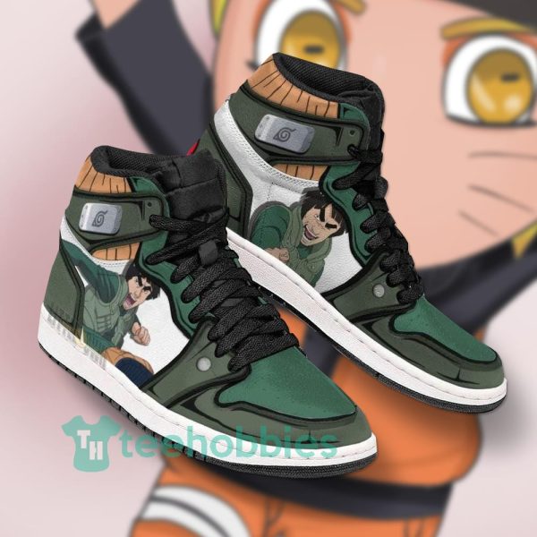 might guy custom naruto anime air jordan hightop shoes 3 ICX8I 600x600px Might Guy Custom Naruto Anime Air Jordan Hightop Shoes