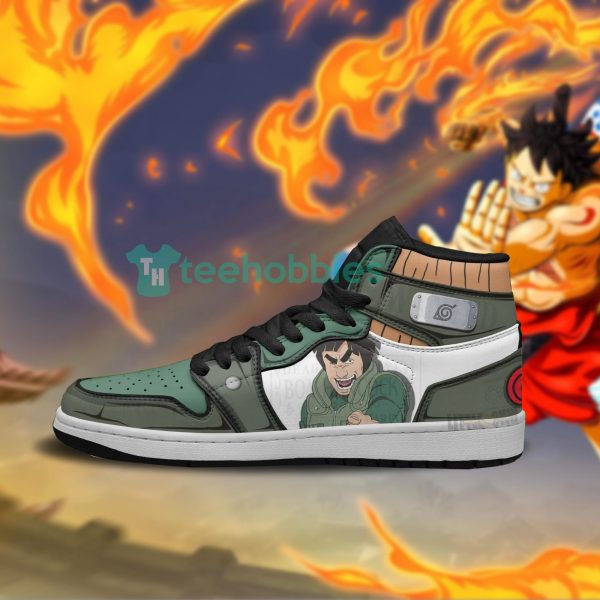 might guy custom naruto anime air jordan hightop shoes 4 lAjDs 600x600px Might Guy Custom Naruto Anime Air Jordan Hightop Shoes
