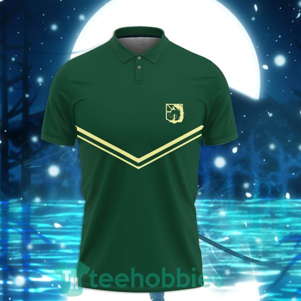 military police brigade custom attack on titan anime green polo shirt for men and women 2 enaVE 600x600px Military Police Brigade Custom Attack On Titan Anime Green Polo Shirt For Men And Women
