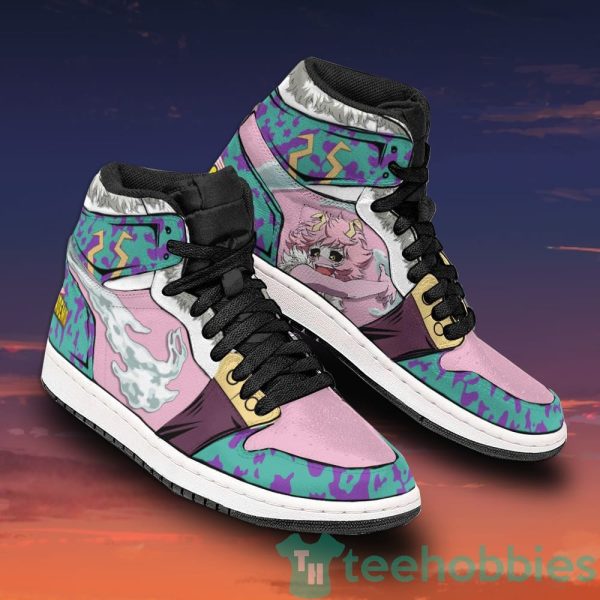 mina ashido custom my hero academia anime air jordan hightop shoes 2 b8hyP 600x600px Mina Ashido Custom My Hero Academia Anime Air Jordan Hightop Shoes