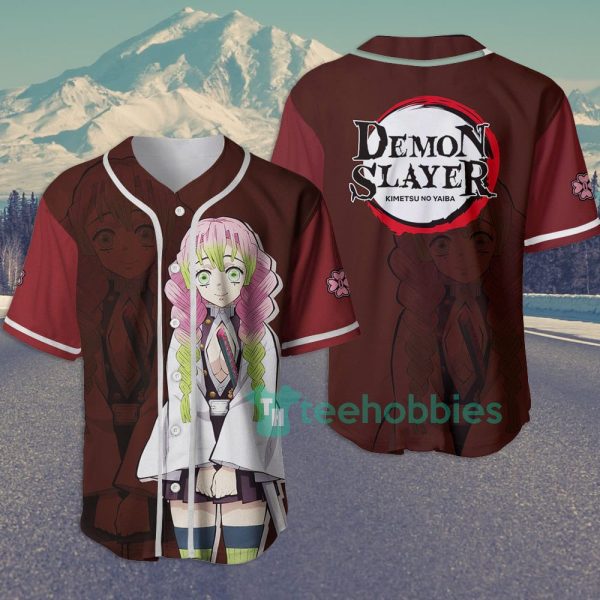 mitsuri kanroji custom kimetsu anime jersey baseball shirt for fans 1 NoXjU 600x600px Mitsuri Kanroji Custom Kimetsu Anime Jersey Baseball Shirt For Fans