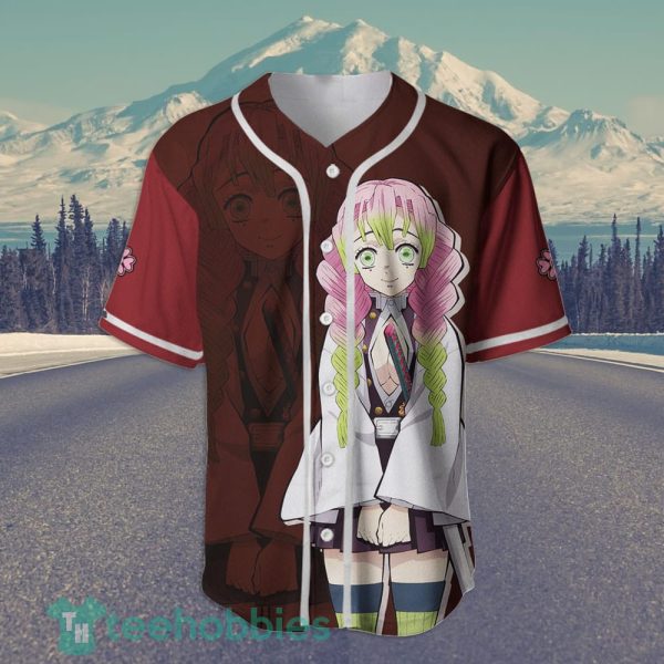 mitsuri kanroji custom kimetsu anime jersey baseball shirt for fans 2 p64nt 600x600px Mitsuri Kanroji Custom Kimetsu Anime Jersey Baseball Shirt For Fans