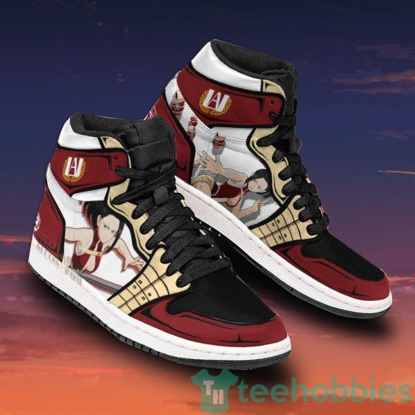 momo yaoyorozu custom my hero academia anime air jordan hightop shoes 4 nuvAa 600x600px Momo Yaoyorozu Custom My Hero Academia Anime Air Jordan Hightop Shoes