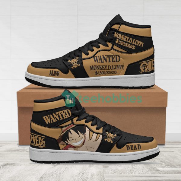 monkey d. luffy wanted custom one piece air hightop shoes 1 R1L4W 600x600px Monkey D. Luffy Wanted Custom One Piece Air Hightop Shoes