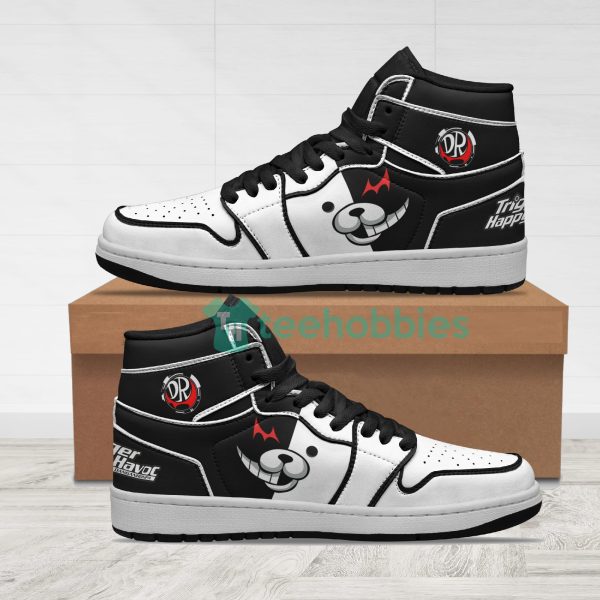 monokuma anime custom danganronpa air jordan hightop shoes 1 WYDsa 600x600px Monokuma Anime Custom Danganronpa Air Jordan Hightop Shoes