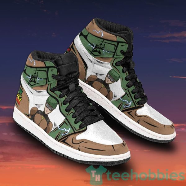 mumen rider custom one punch man anime air jordan hightop shoes 2 qBLgj 600x600px Mumen Rider Custom One Punch Man Anime Air Jordan Hightop Shoes