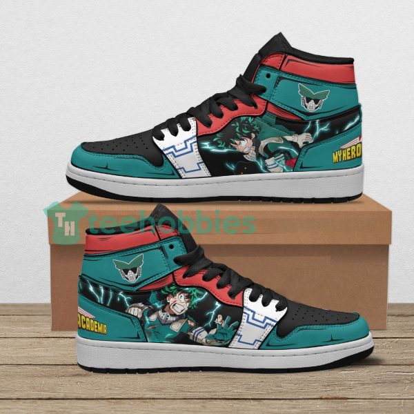my hero academia deku custom anime air jordan hightop shoes 1 YnPzF 600x600px My Hero Academia Deku Custom Anime Air Jordan Hightop Shoes