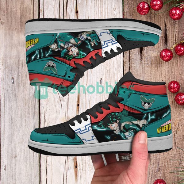 my hero academia deku custom anime air jordan hightop shoes 3 bF9eg 600x600px My Hero Academia Deku Custom Anime Air Jordan Hightop Shoes