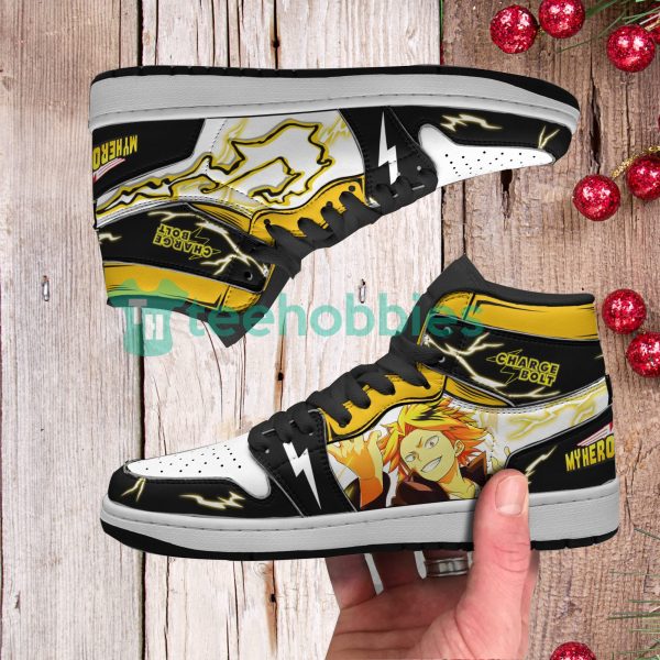my hero academia denki kaminari custom anime air jordan hightop shoes 3 NR5R6 600x600px My Hero Academia Denki Kaminari Custom Anime Air Jordan Hightop Shoes