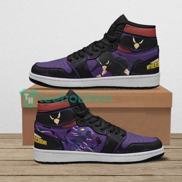 my hero academia fumikage tokoyami custom anime air jordan hightop shoes 1 kPseJ 600x600px My Hero Academia Fumikage Tokoyami Custom Anime Air Jordan Hightop Shoes