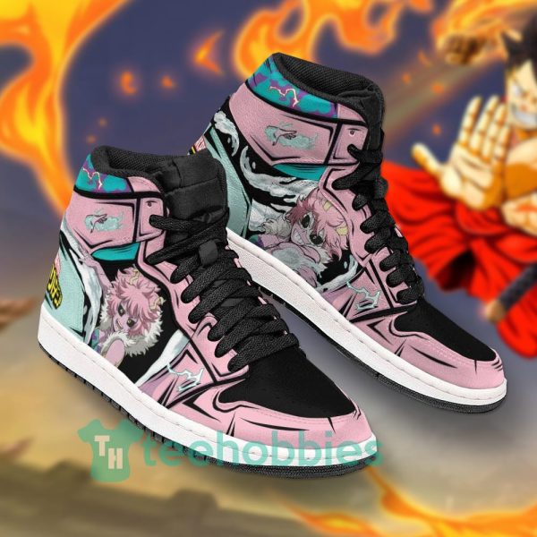 my hero academia mina ashido air jordan hightop shoes 2 sNndT 600x600px My Hero Academia Mina Ashido Air Jordan Hightop Shoes