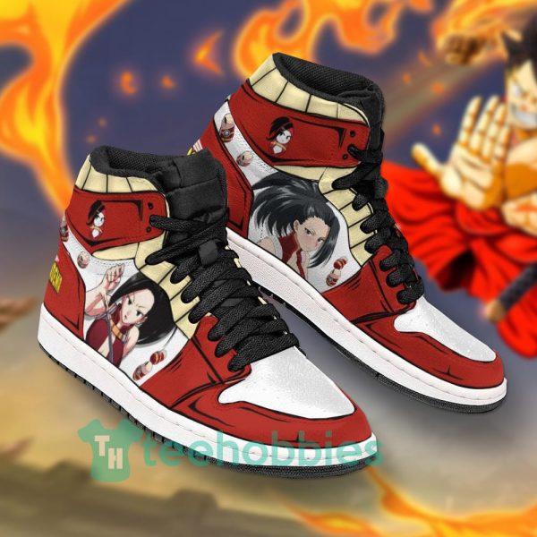 my hero academia momo yaoyorozu custom anime air jordan hightop shoes 2 nEKjN 600x600px My Hero Academia Momo Yaoyorozu Custom Anime Air Jordan Hightop Shoes