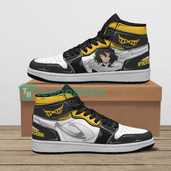 my hero academia shota aizawa custom anime air jordan hightop shoes 1 gYJUW 600x600px My Hero Academia Shota Aizawa Custom Anime Air Jordan Hightop Shoes