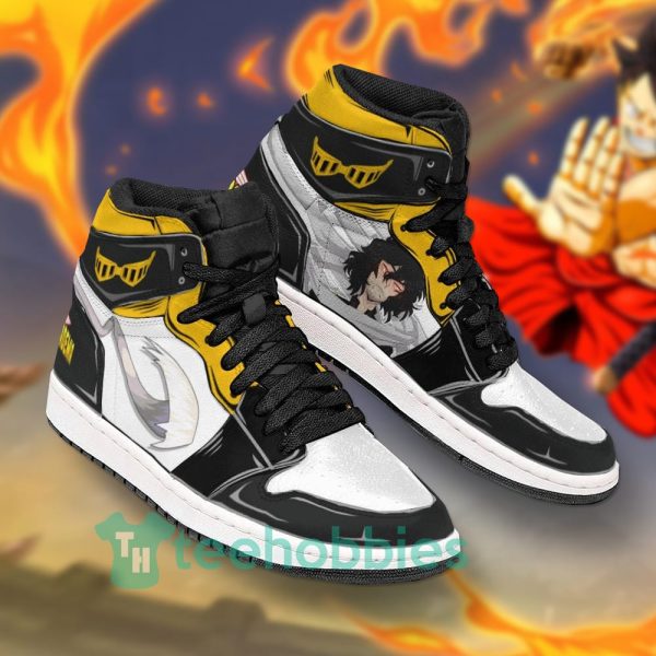 my hero academia shota aizawa custom anime air jordan hightop shoes 2 tVFqH 600x600px My Hero Academia Shota Aizawa Custom Anime Air Jordan Hightop Shoes