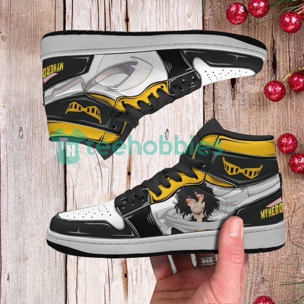 my hero academia shota aizawa custom anime air jordan hightop shoes 3 e7X2B 600x600px My Hero Academia Shota Aizawa Custom Anime Air Jordan Hightop Shoes