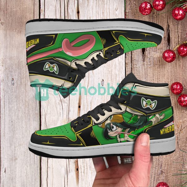 my hero academia tsuyu asui custom anime air jordan hightop shoes 3 J9B5z 600x600px My Hero Academia Tsuyu Asui Custom Anime Air Jordan Hightop Shoes