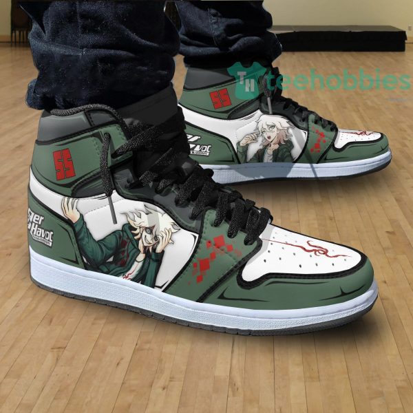 nagito komaeda anime custom danganronpa air jordan hightop shoes 4 haWUR 600x600px Nagito Komaeda Anime Custom Danganronpa Air Jordan Hightop Shoes