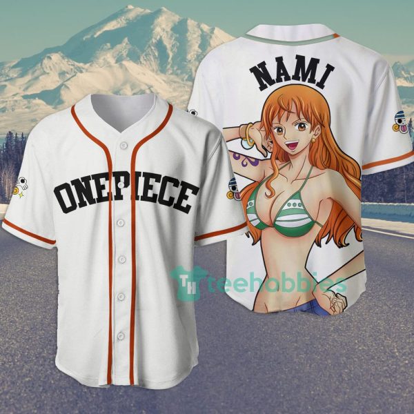 nami one piece custom anime jersey baseball shirt for fans 1 m1ENA 600x600px Nami One Piece Custom Anime Jersey Baseball Shirt For Fans
