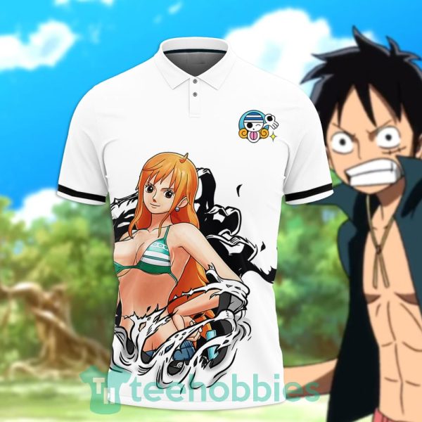 nami polo shirt custom anime one piece for anime fans 2 XIFZ2 600x600px Nami Polo Shirt Custom Anime One Piece For Anime Fans