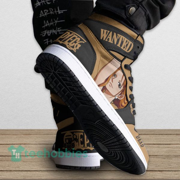 nami wanted custom one piece anime air hightop shoes 4 ZNZS1 600x600px Nami Wanted Custom One Piece Anime Air Hightop Shoes