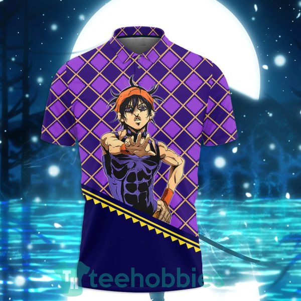 narancia ghirga jjba custom anime polo shirt for men and women 2 2Feg2 600x600px Narancia Ghirga JJBA Custom Anime Polo Shirt For Men And Women