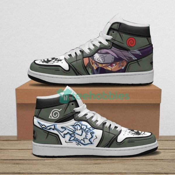 naruto kakashi anime custom air jordan hightop shoes 1 MAMNp 600x600px Naruto Kakashi Anime Custom Air Jordan Hightop Shoes