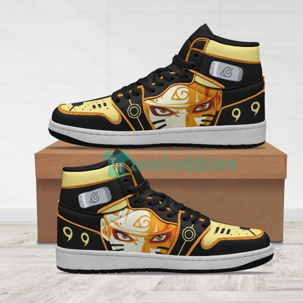 naruto nine tails anime custom naruto chakra mode air jordan hightop shoes 1 TQenw 600x600px Naruto Nine Tails Anime Custom Naruto Chakra Mode Air Jordan Hightop Shoes