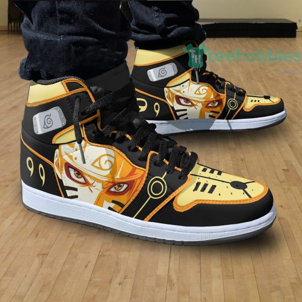 naruto nine tails anime custom naruto chakra mode air jordan hightop shoes 4 kuKj4 600x600px Naruto Nine Tails Anime Custom Naruto Chakra Mode Air Jordan Hightop Shoes