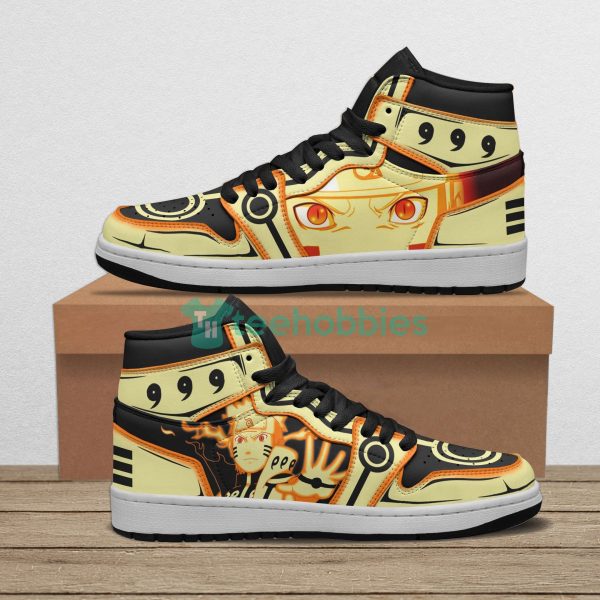 naruto nine tails custom chakra mode form anime air jordan hightop shoes 1 ZrsH0 600x600px Naruto Nine Tails Custom Chakra Mode Form Anime Air Jordan Hightop Shoes