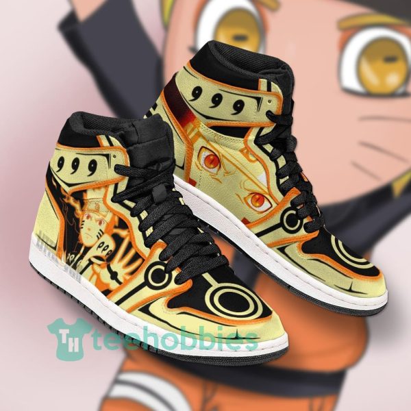 naruto nine tails custom chakra mode form anime air jordan hightop shoes 2 8cfUC 600x600px Naruto Nine Tails Custom Chakra Mode Form Anime Air Jordan Hightop Shoes