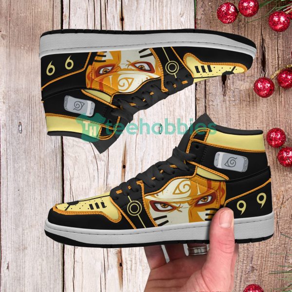 naruto nine tails custom naruto air jordan hightop shoes 3 VIVTs 600x600px Naruto Nine Tails Custom Naruto Air Jordan Hightop Shoes