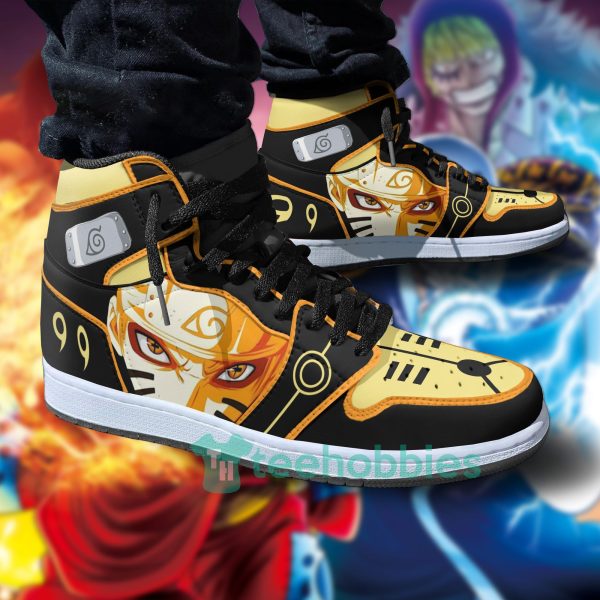 naruto nine tails custom naruto air jordan hightop shoes 4 ECEUi 600x600px Naruto Nine Tails Custom Naruto Air Jordan Hightop Shoes