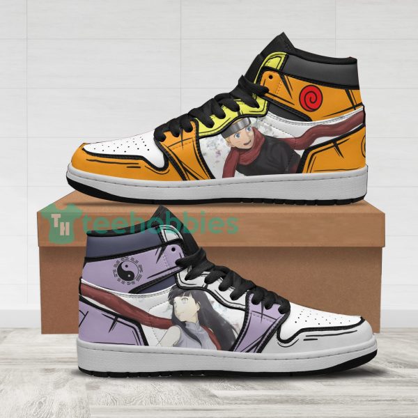 naruto x hinata custom naruto anime air jordan hightop shoes 1 uNKV1 600x600px Naruto x Hinata Custom Naruto Anime Air Jordan Hightop Shoes