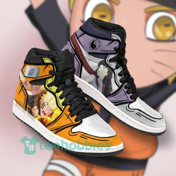 naruto x hinata custom naruto anime air jordan hightop shoes 2 fuFcu 600x600px Naruto x Hinata Custom Naruto Anime Air Jordan Hightop Shoes