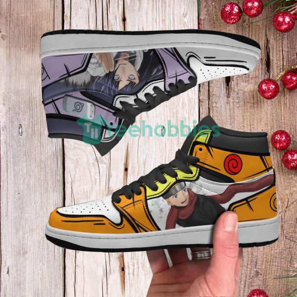 naruto x hinata custom naruto anime air jordan hightop shoes 4 JnGB4 600x600px Naruto x Hinata Custom Naruto Anime Air Jordan Hightop Shoes