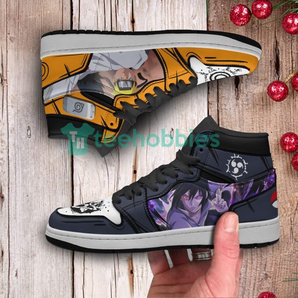 naruto x sasuke anime air jordan hightop shoes 4 1mnM6 600x600px Naruto x Sasuke Anime Air Jordan Hightop Shoes