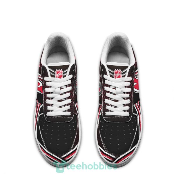 new jersey devils logo and striped style air force shoes for fans 2 qpiUk 600x600px New Jersey Devils Logo And Striped Style Air Force Shoes For Fans