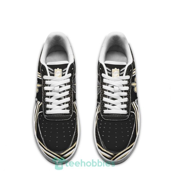 new orlean saints logo and striped style air force shoes for fans 2 6KFcR 600x600px New Orlean Saints Logo And Striped Style Air Force Shoes For Fans