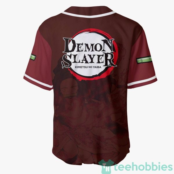nezuko blood demon art custom kimetsu anime jersey baseball shirt for fans 3 q2y8w 600x600px Nezuko Blood Demon Art Custom Kimetsu Anime Jersey Baseball Shirt For Fans