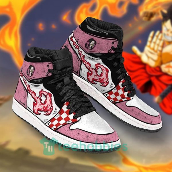 nezuko demon demon slayer custom air jordan hightop shoes 2 RDfgY 600x600px Nezuko Demon Demon Slayer Custom Air Jordan Hightop Shoes