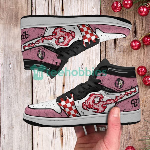 nezuko demon demon slayer custom air jordan hightop shoes 4 Y4QDB 600x600px Nezuko Demon Demon Slayer Custom Air Jordan Hightop Shoes