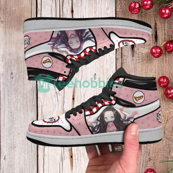 nezuko kamado custom demon slayer anime air jordan hightop shoes 3 e43hY 600x600px Nezuko Kamado Custom Demon Slayer Anime Air Jordan Hightop Shoes