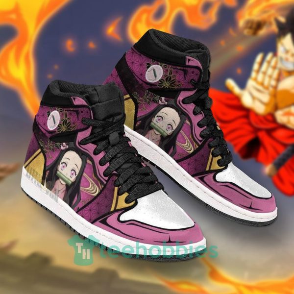 nezuko sneakers custom demon slayers air jordan hightop shoes 2 ct71A 600x600px Nezuko Sneakers Custom Demon Slayers Air Jordan Hightop Shoes