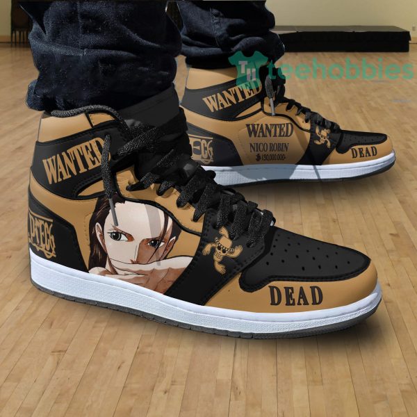 nico robin wanted custom one piece anime air hightop shoes 3 eGUas 600x600px Nico Robin Wanted Custom One Piece Anime Air Hightop Shoes